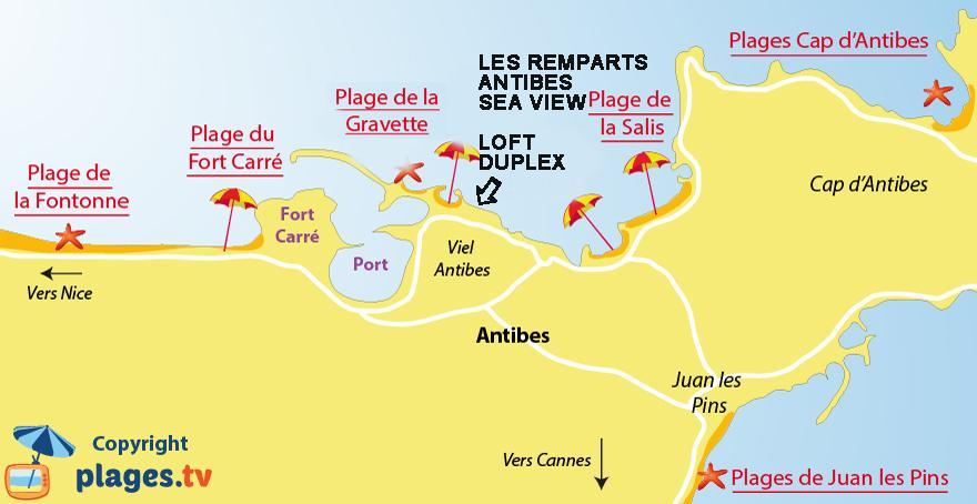 Les Remparts Antibes Location Apartment Екстериор снимка